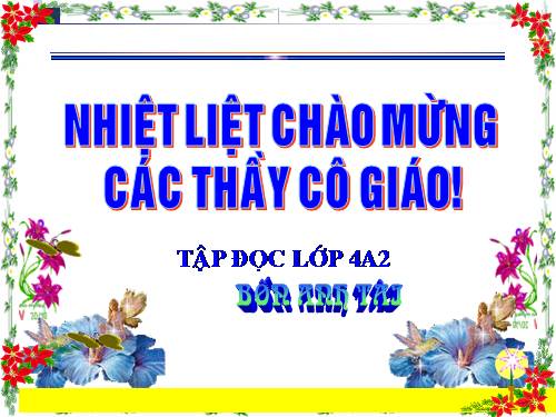 Tuần 19. Bốn anh tài