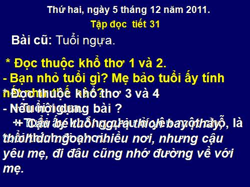 Tuần 16. Kéo co