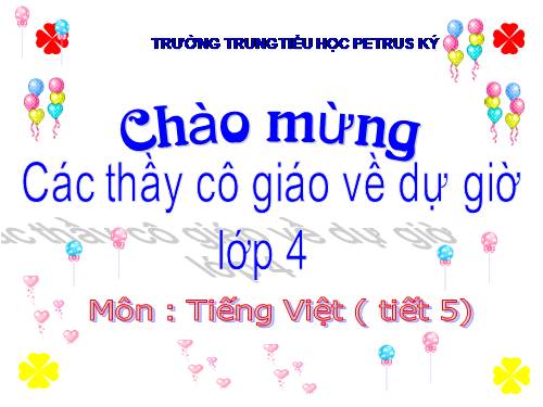 ôn tập tiếng việt