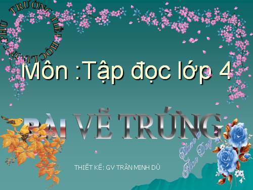 Tuần 12. Vẽ trứng