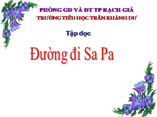 Tuần 29. Đường đi Sa Pa