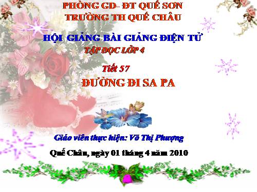 Tuần 29. Đường đi Sa Pa