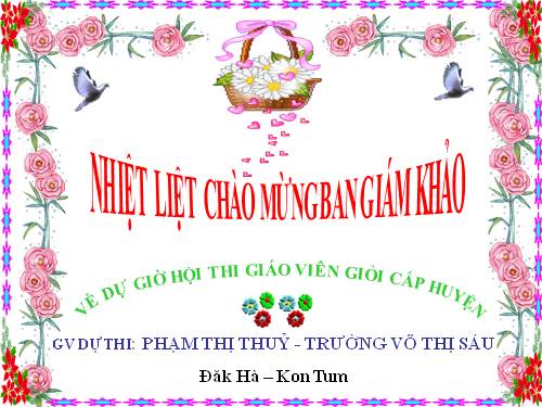 Tuần 30. Dòng sông mặc áo