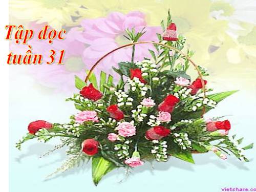 Tuần 30. Dòng sông mặc áo