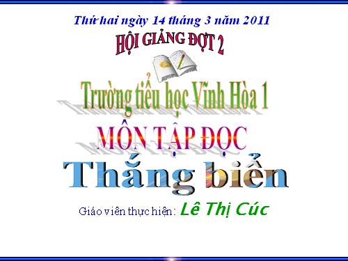 Tuần 26. Thắng biển