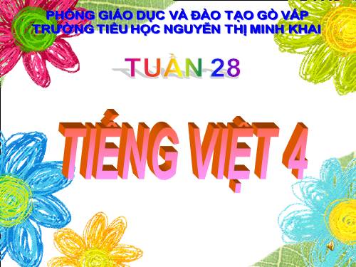 Tuần 28. Ôn tập Giữa Học kì II