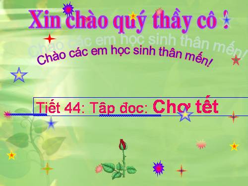 Tuần 22. Chợ Tết