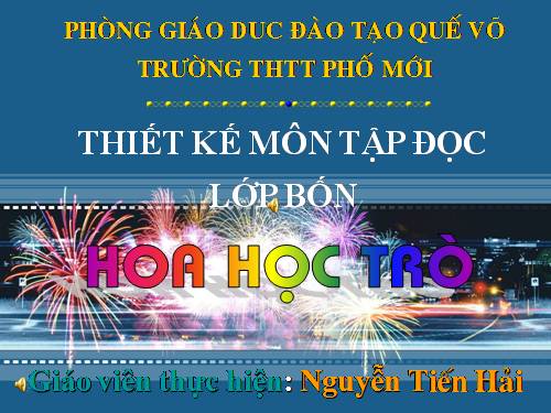 Tuần 23. Hoa học trò