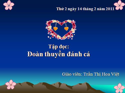 Tuần 24. Đoàn thuyền đánh cá