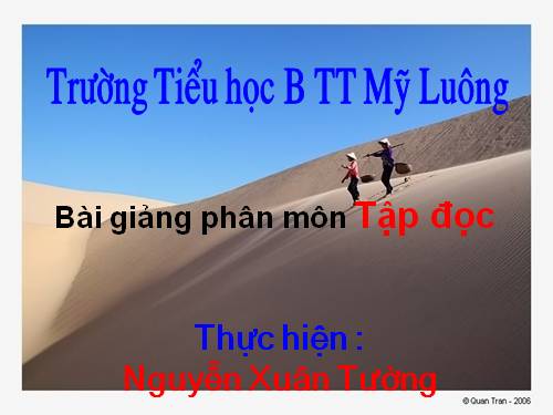 Tuần 22. Chợ Tết