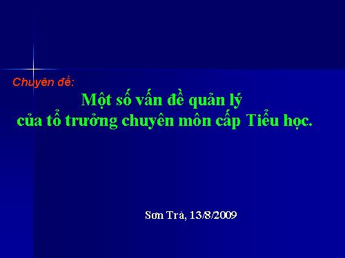 HN: STGT NV tổ trưởng tiểu học.