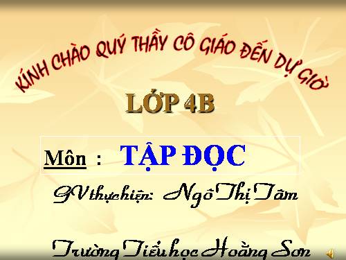 Tuần 8. Đôi giày ba ta màu xanh