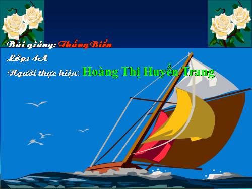 Tuần 26. Thắng biển