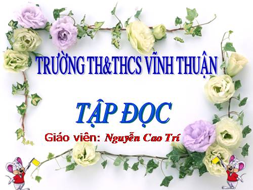 Tuần 19. Bốn anh tài