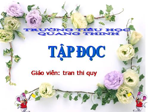 Tuần 19. Bốn anh tài