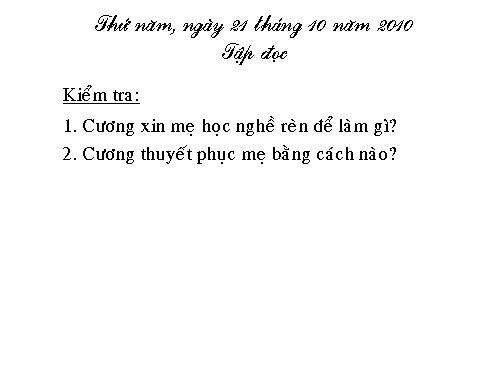 Tuần 9. Điều ước của vua Mi-đát