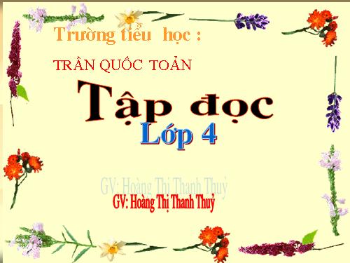 Tuần 7. Trung thu độc lập