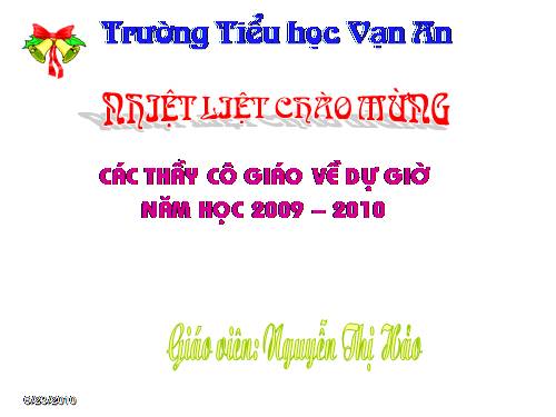 Tuần 30. Dòng sông mặc áo