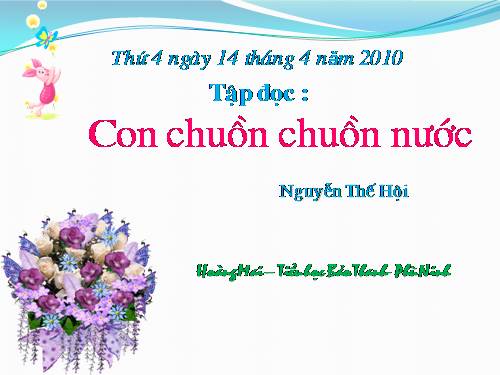 Tuần 31. Con chuồn chuồn nước