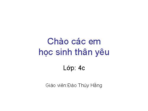 Tuần 19. Bốn anh tài