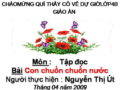 Tuần 31. Con chuồn chuồn nước