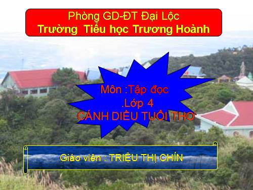 Tuần 15. Cánh diều tuổi thơ