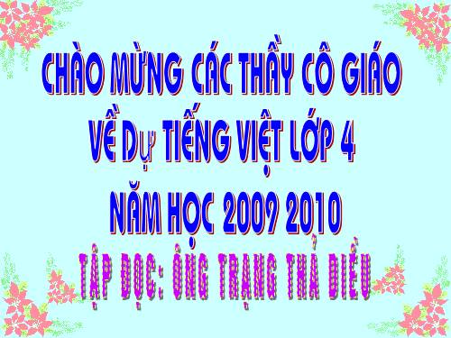 Tuần 11. Ông Trạng thả diều