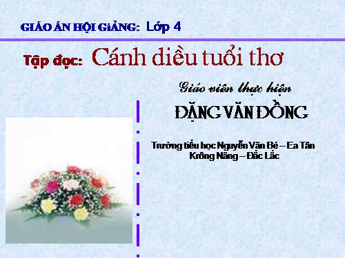 Tuần 15. Cánh diều tuổi thơ