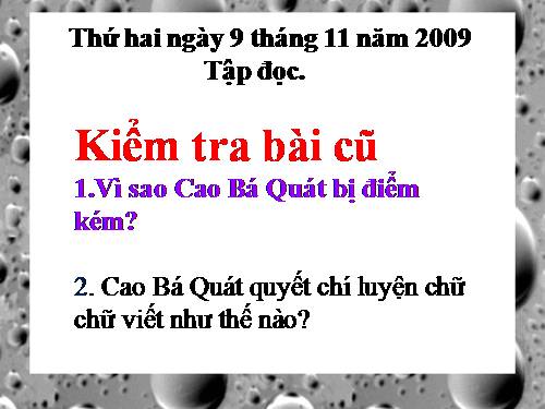 Tuần 14. Chú Đất Nung