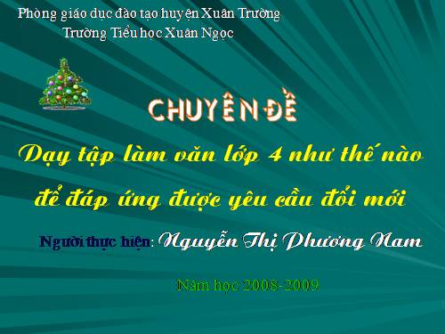 Chuyên đề TLV 4