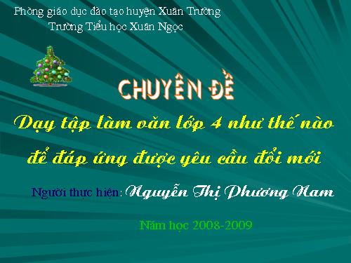 Chuyen de day tap lam van lop 4