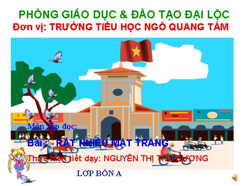 Tuần 17. Rất nhiều mặt trăng