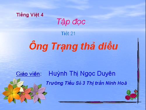 Tuần 11. Ông Trạng thả diều