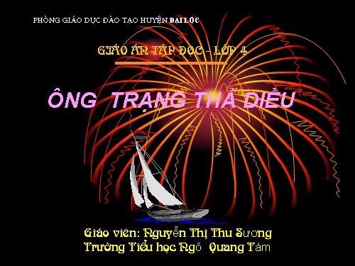 Tuần 11. Ông Trạng thả diều