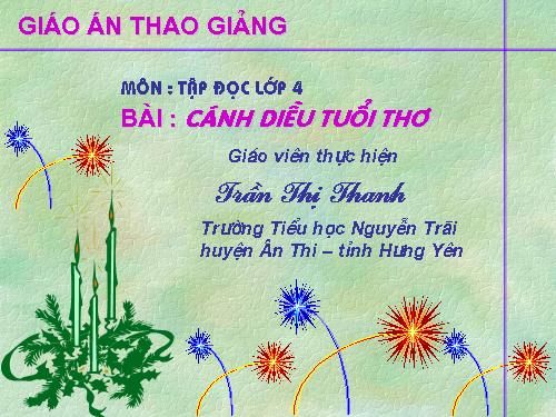 Tuần 15. Cánh diều tuổi thơ