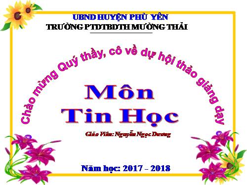 Hướng dẫn học Tin học 3.