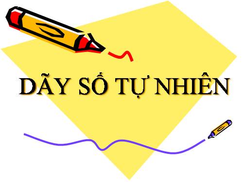 Dãy số tự nhiên