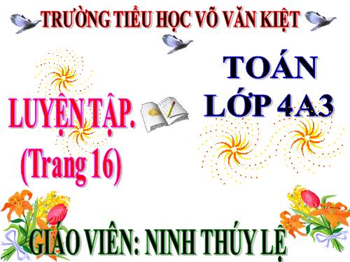 Luyện tập Trang 16