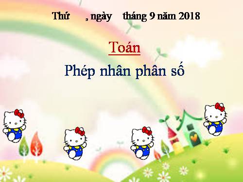 Phép nhân phân số