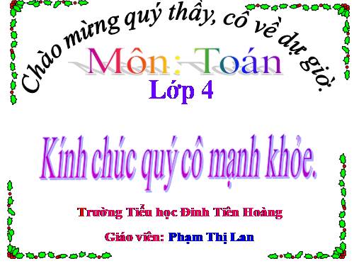 Phân số và phép chia số tự nhiên (tiếp theo)