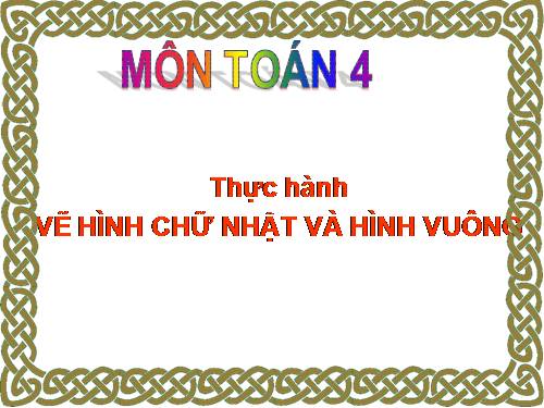 Thực hành vẽ hình chữ nhật