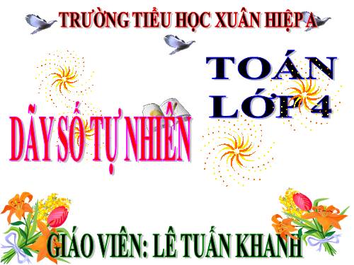 Dãy số tự nhiên