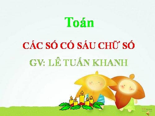 Các số có sáu chữ số