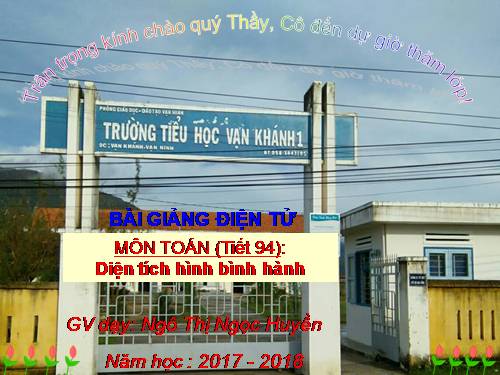 Diện tích hình bình hành