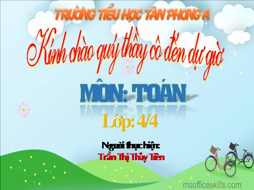 Toán lớp 4 bài Thực hành trang 163