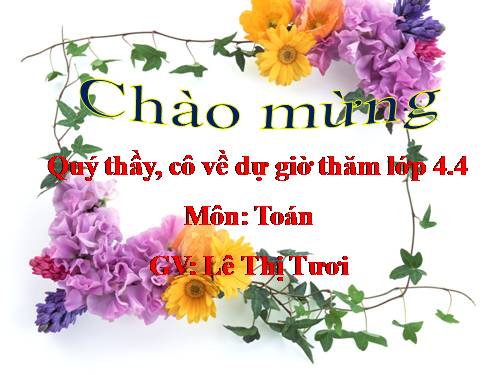 Ôn tập về phân số