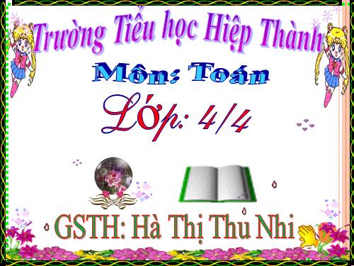 Phép nhân phân số