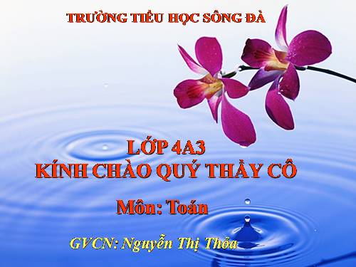 So sánh hai phân số cùng mẫu số