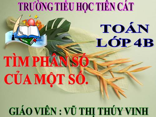 Tìm phân số của một số