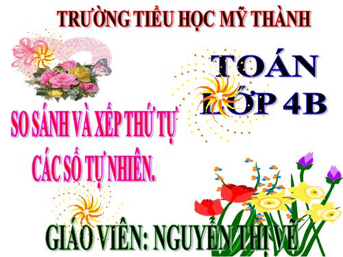 So sánh và xếp thứ tự các số tự nhiên ...